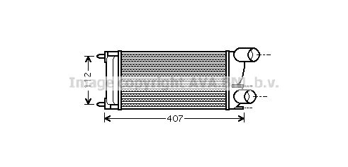 AVA QUALITY COOLING tarpinis suslėgto oro aušintuvas, kompresorius PE4337